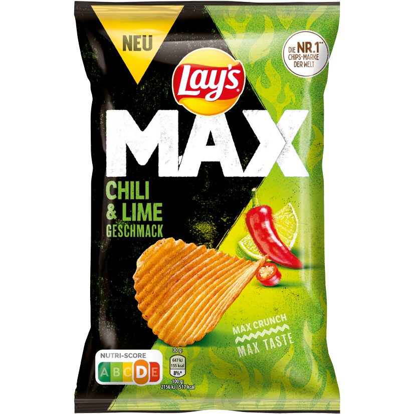 Lays Max Chilli & Limetten Geschmack 110g (7270)