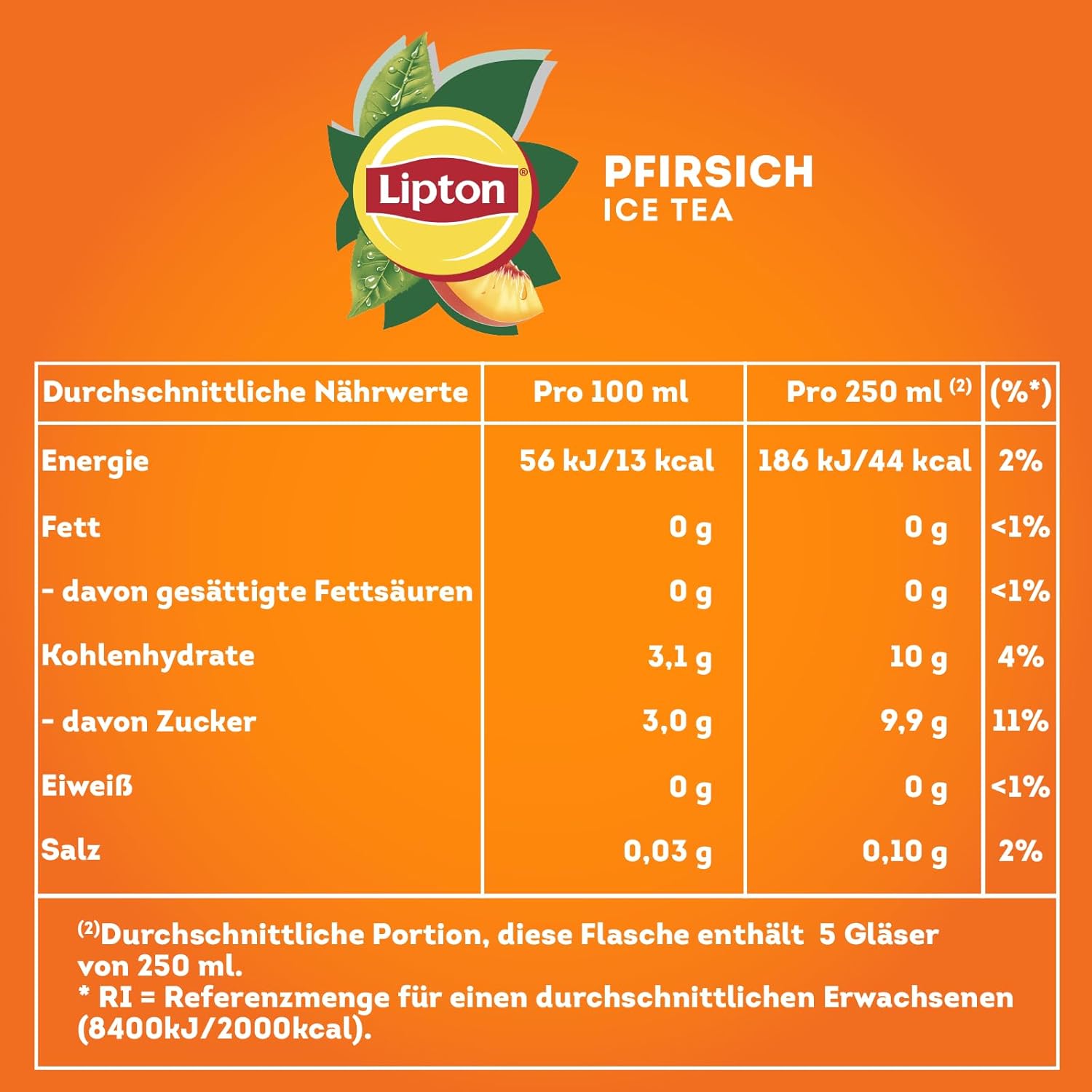 Lipton Ice Tea Pfirsich (1901)