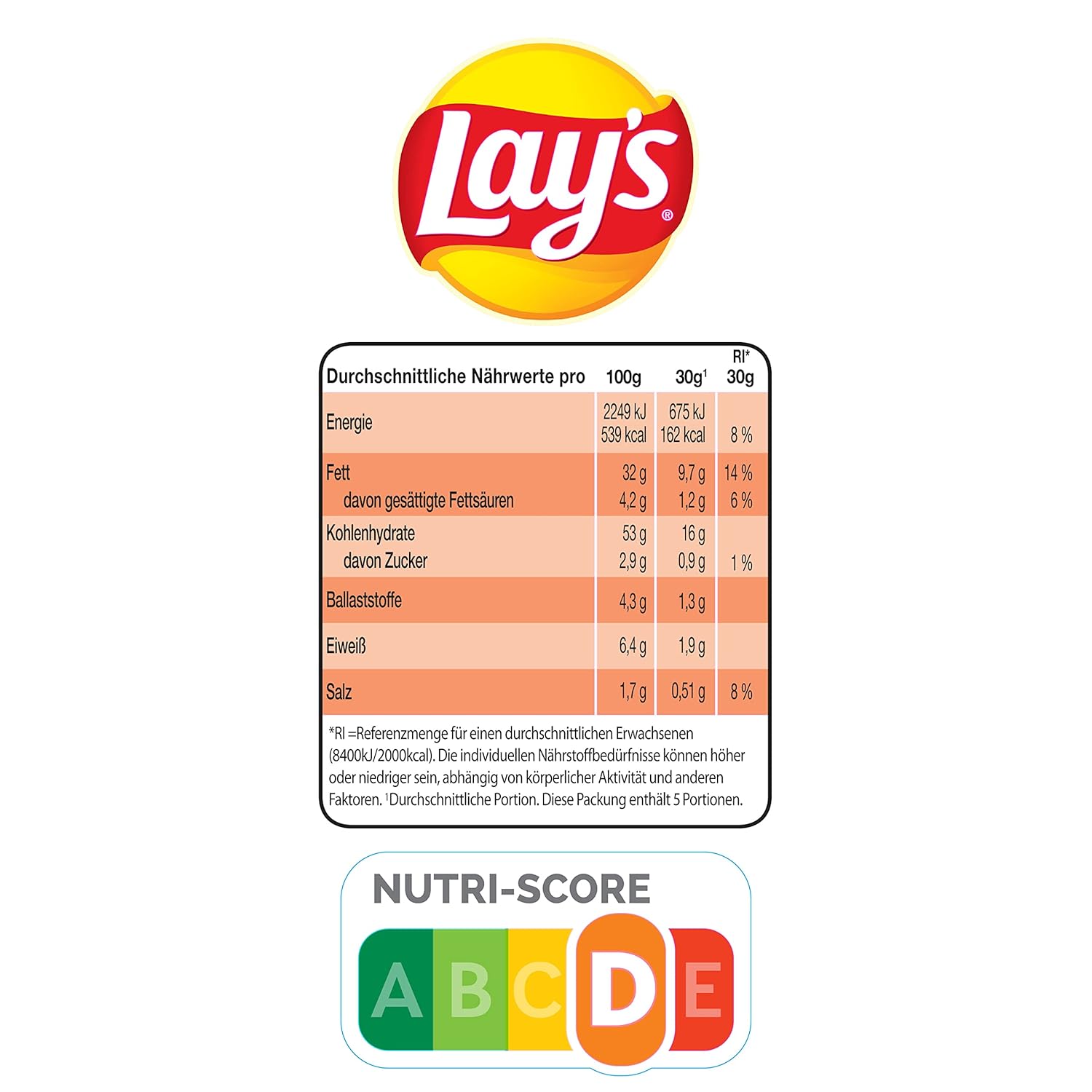 Article no: 7205 -- Lays Classic Red Paprika Chips 150g
