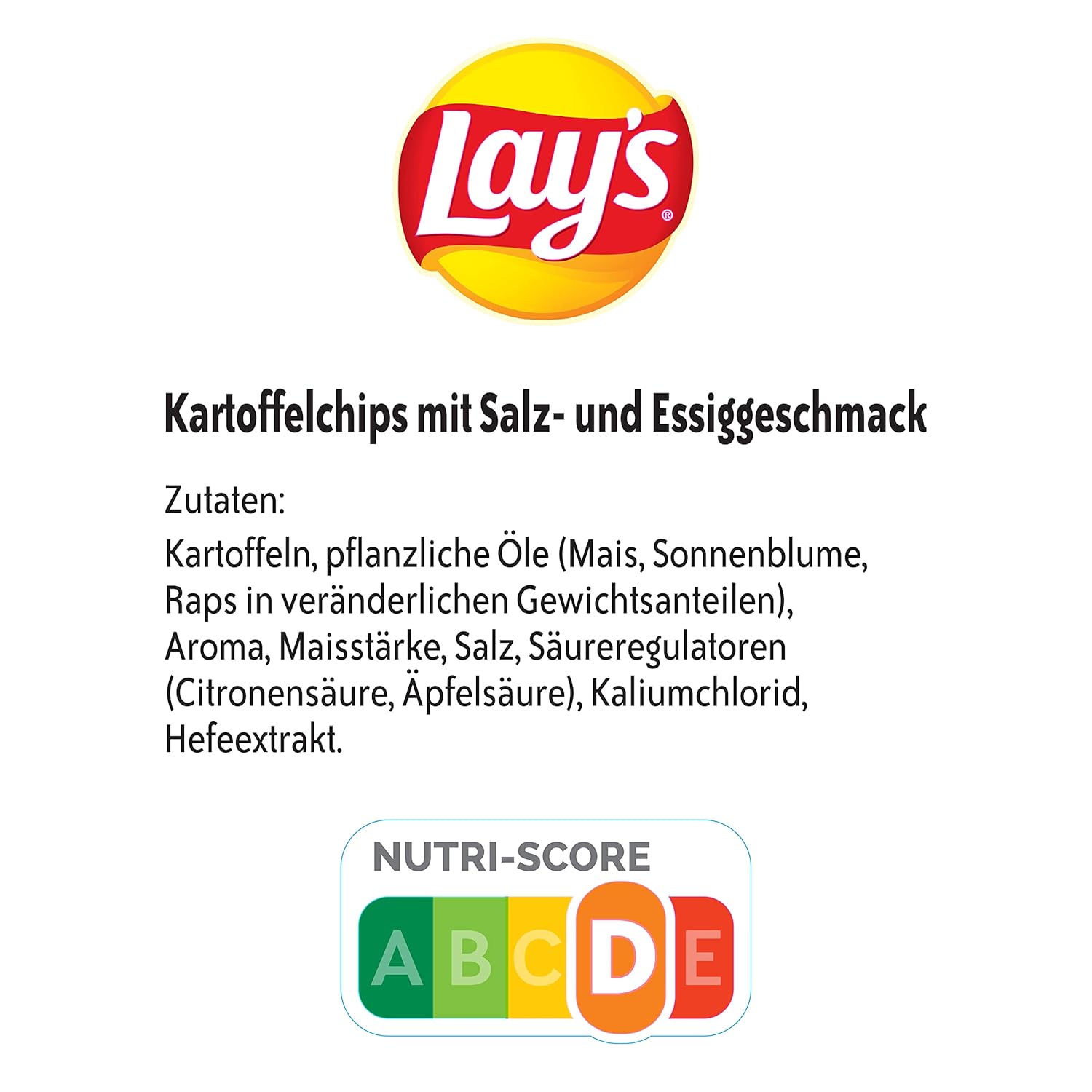 Ürün numarası: 7213 -- Lays Tuz ve Sirke Cipsi 150g