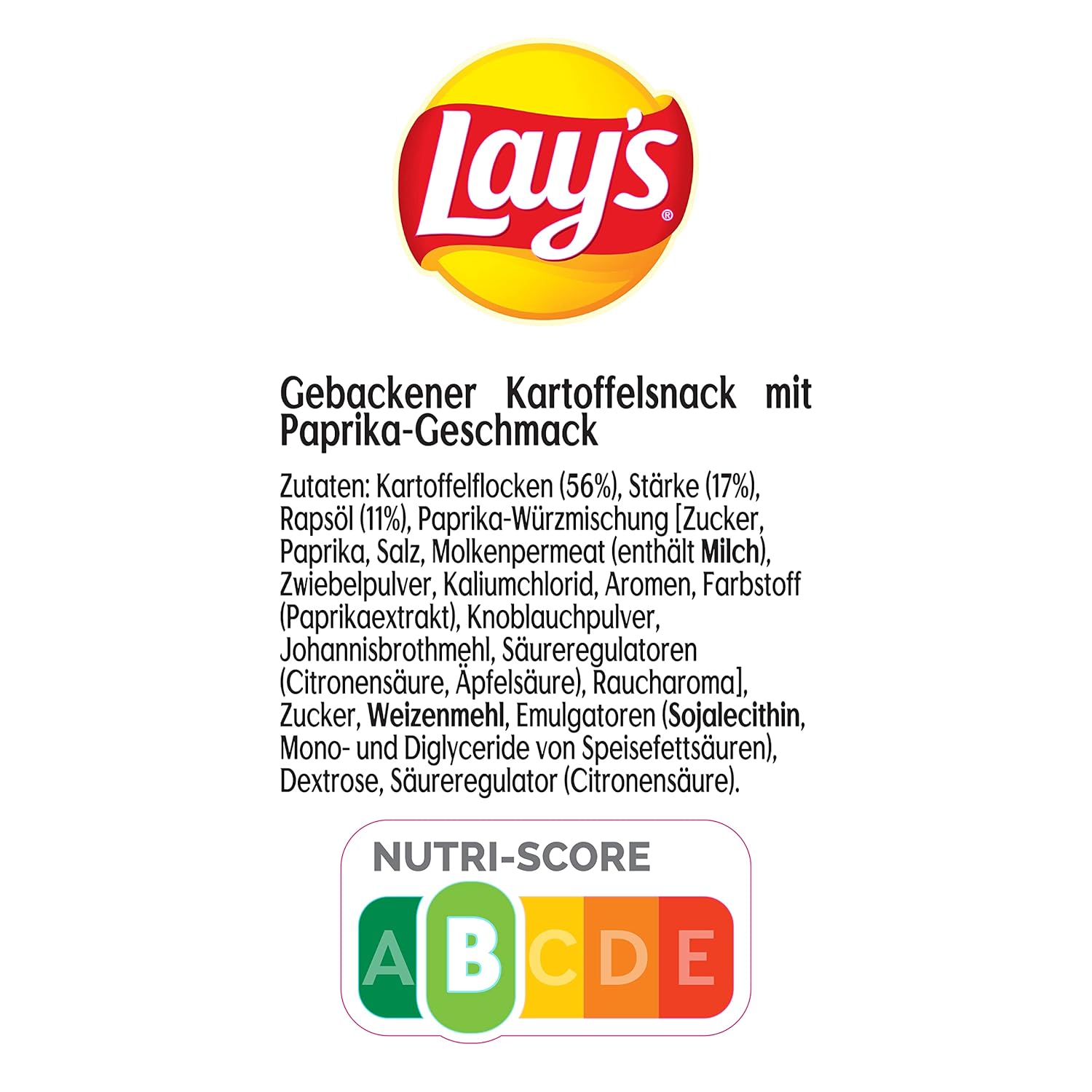 Lays aus dem Ofen geröstete Paprika (7249A)