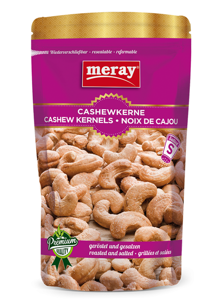 Kavrulmuş ve tuzlanmış Meray kaju fıstığı