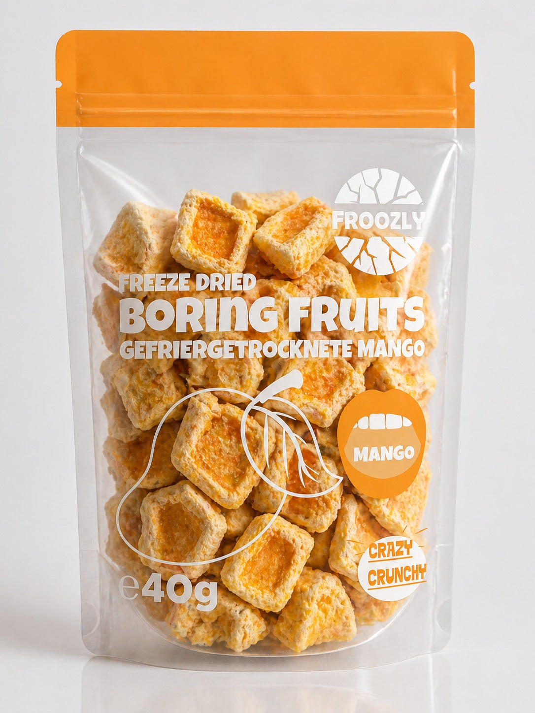 Froozly Gefriergetrocknete Mango-Scheiben (40g) (7518)