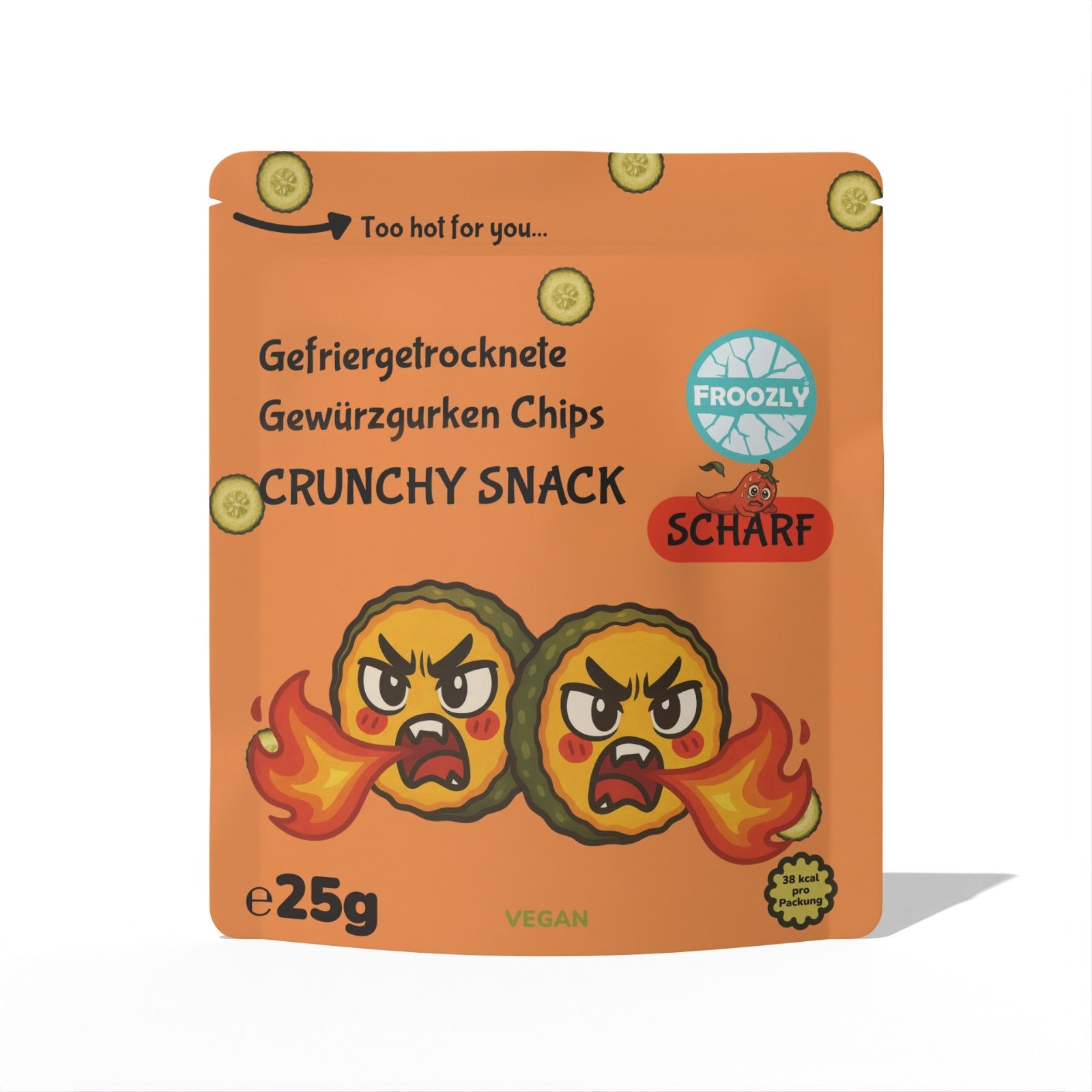 Froozly Gefriergetrocknete Gewürzgurken scharf (25g) (7533)