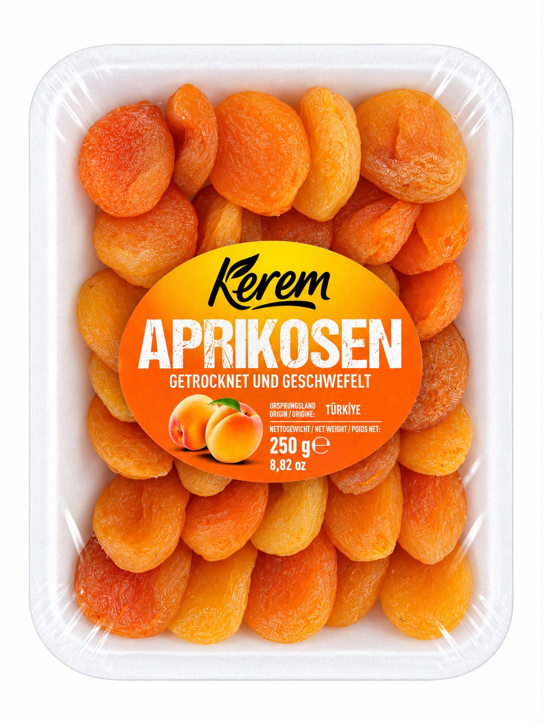 KEREM Kayisi Kurusu -KEREM Aprikosen geschwefelt 24x250g (2226)