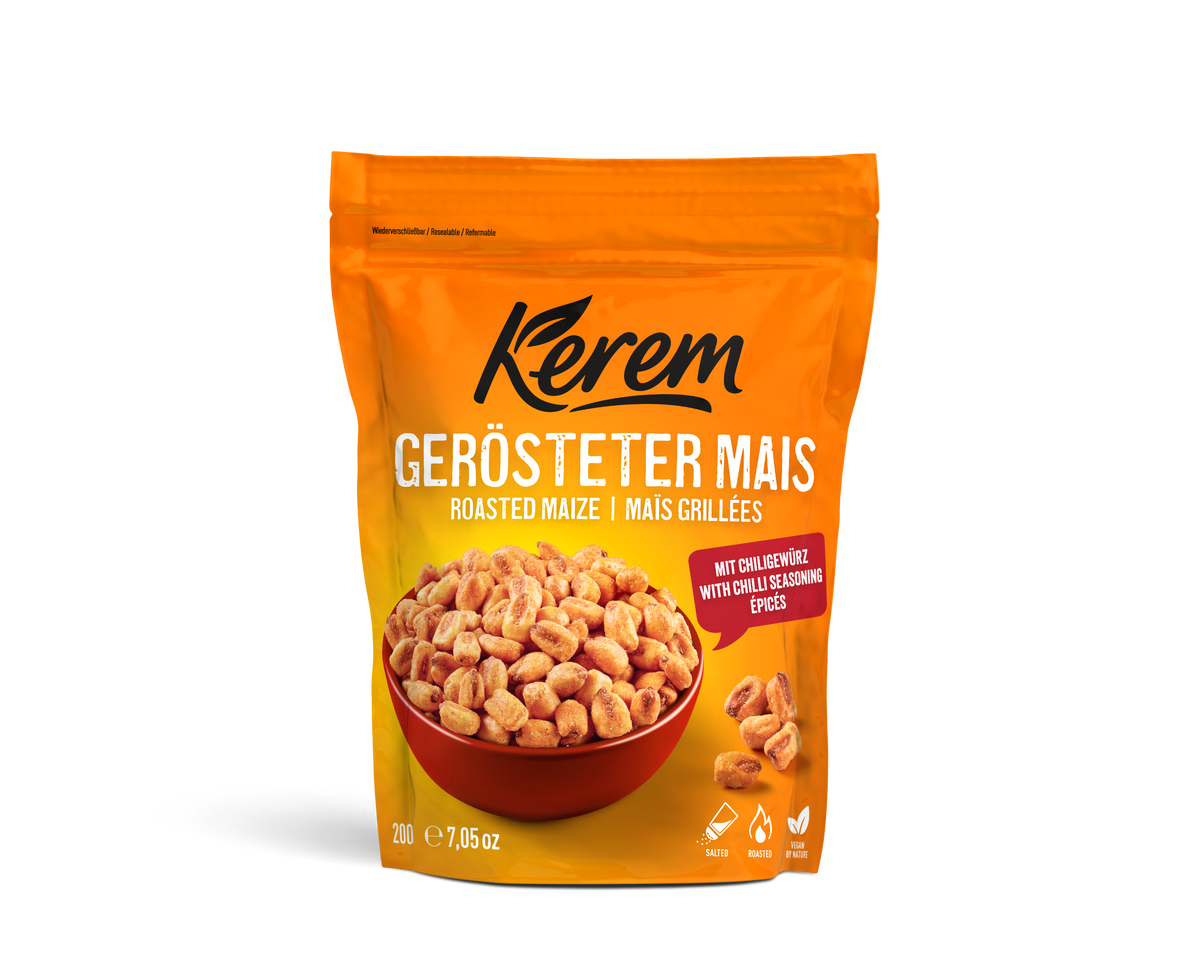 Kerem ACILI Soslu Misir- Kerem Chili Mais geröstet &gesalzen 10X150g (2945A)