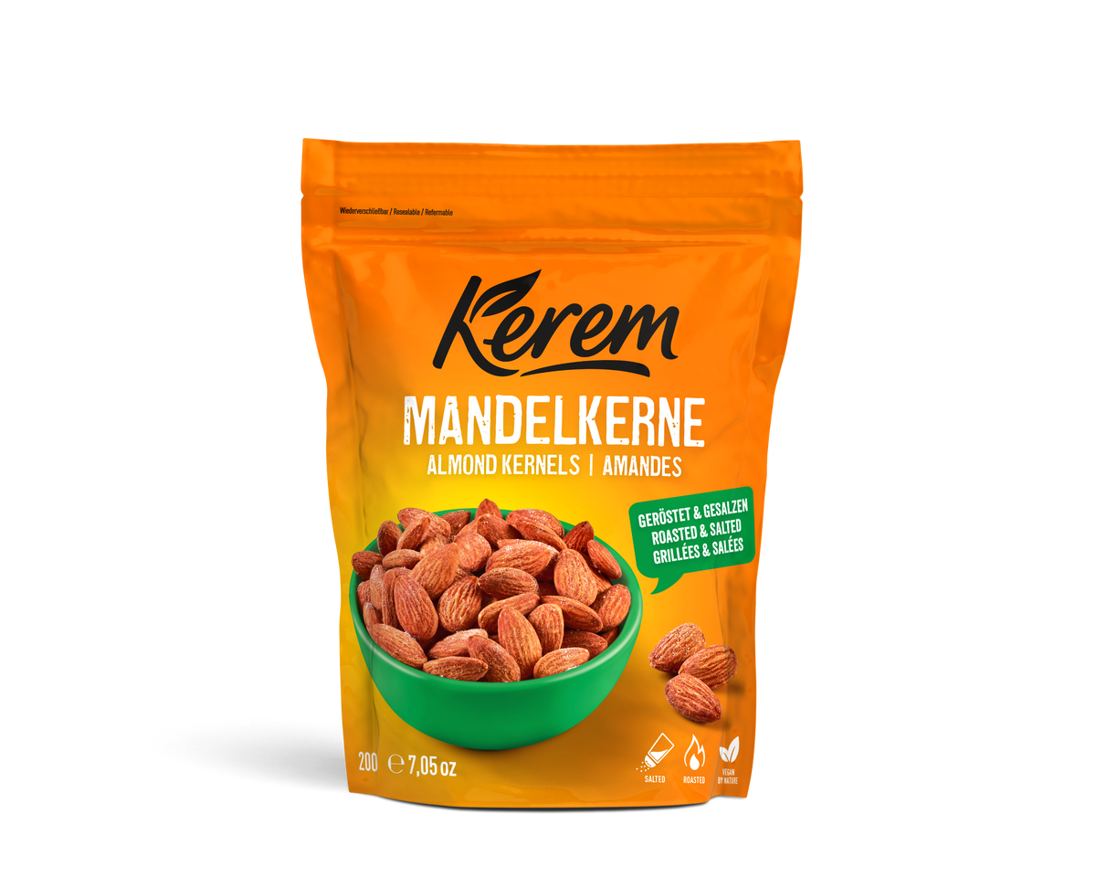 KEREM Badem Cig Naturel-Mandelkerne Roh 10X200gr (2559A)