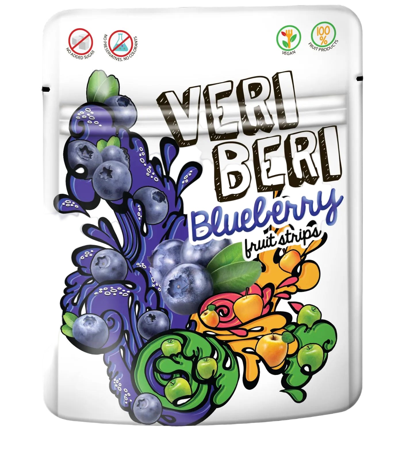Veri Beri Blaubeere/Blueberry Fruchtstreifen (14x50g) (2940)