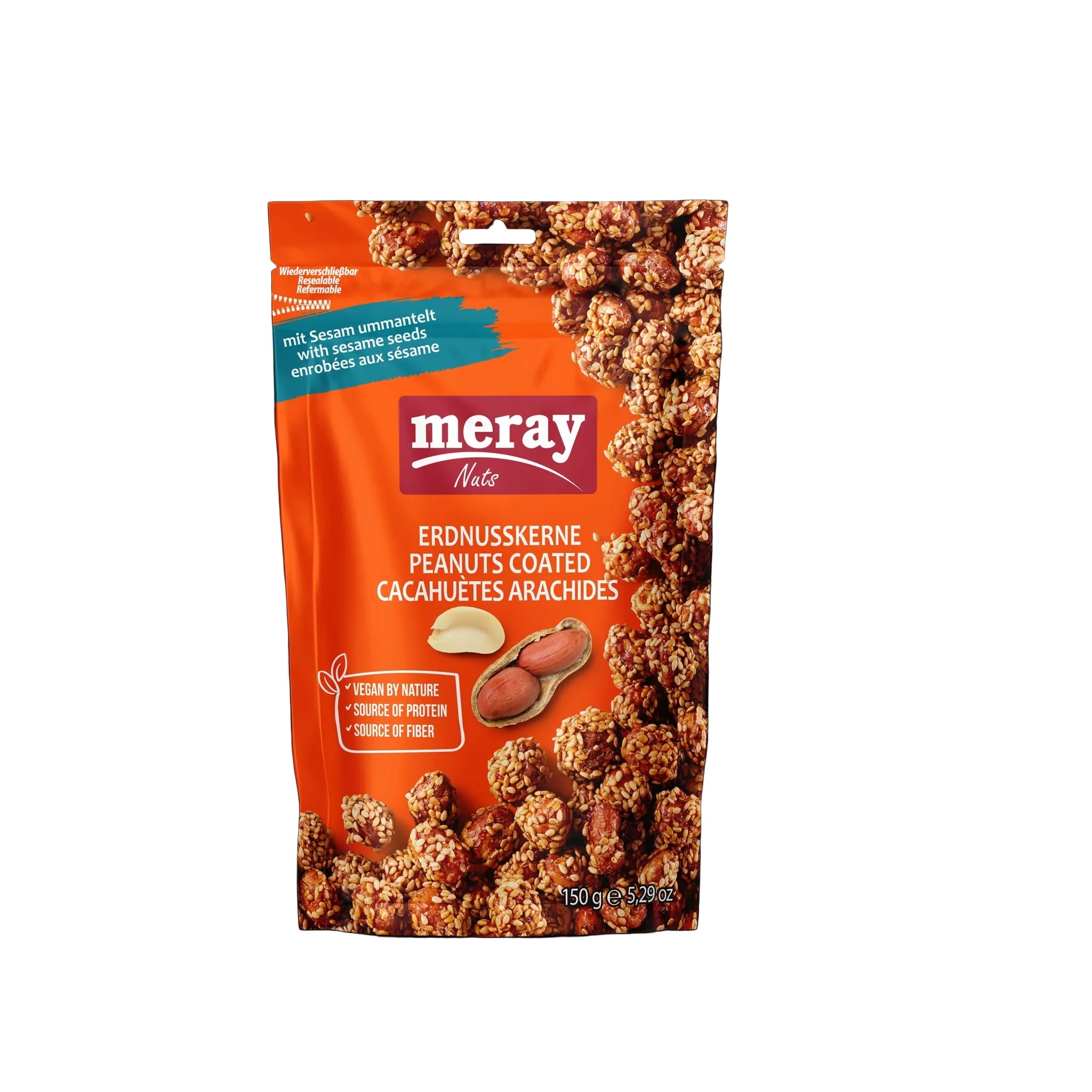Meray Erdnusskerne mit Sesam ummantelt 150g (1483A)