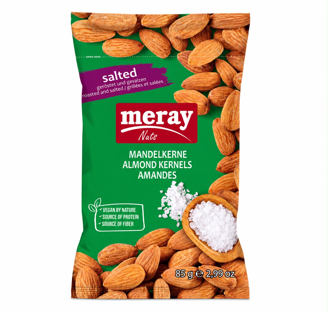 Meray Mandelkerne geröstet & gesalzen 85g (3539)