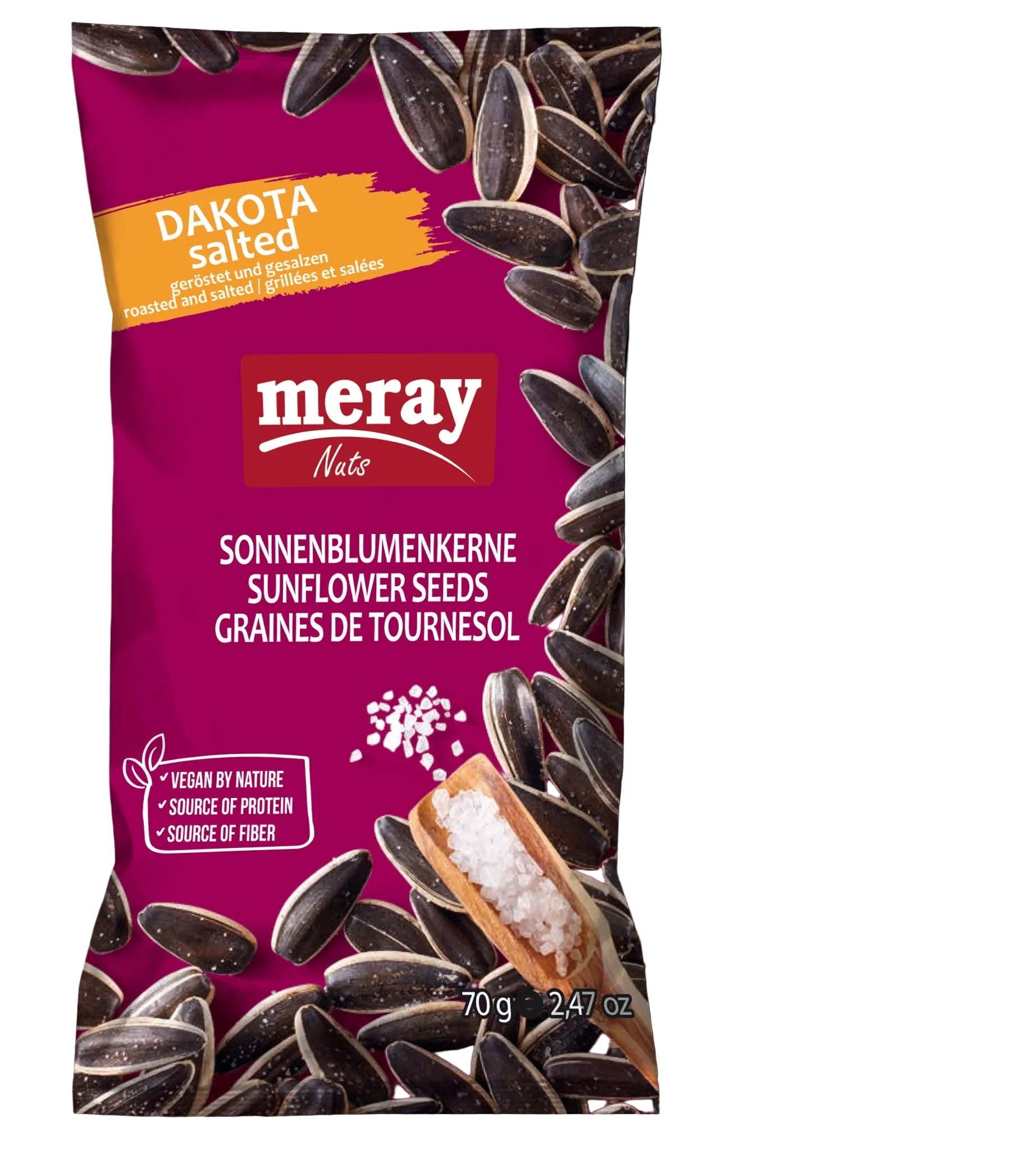 Meray Sonnenblumenkerne Dakota geröstet & gesalzen 70g (3506)
