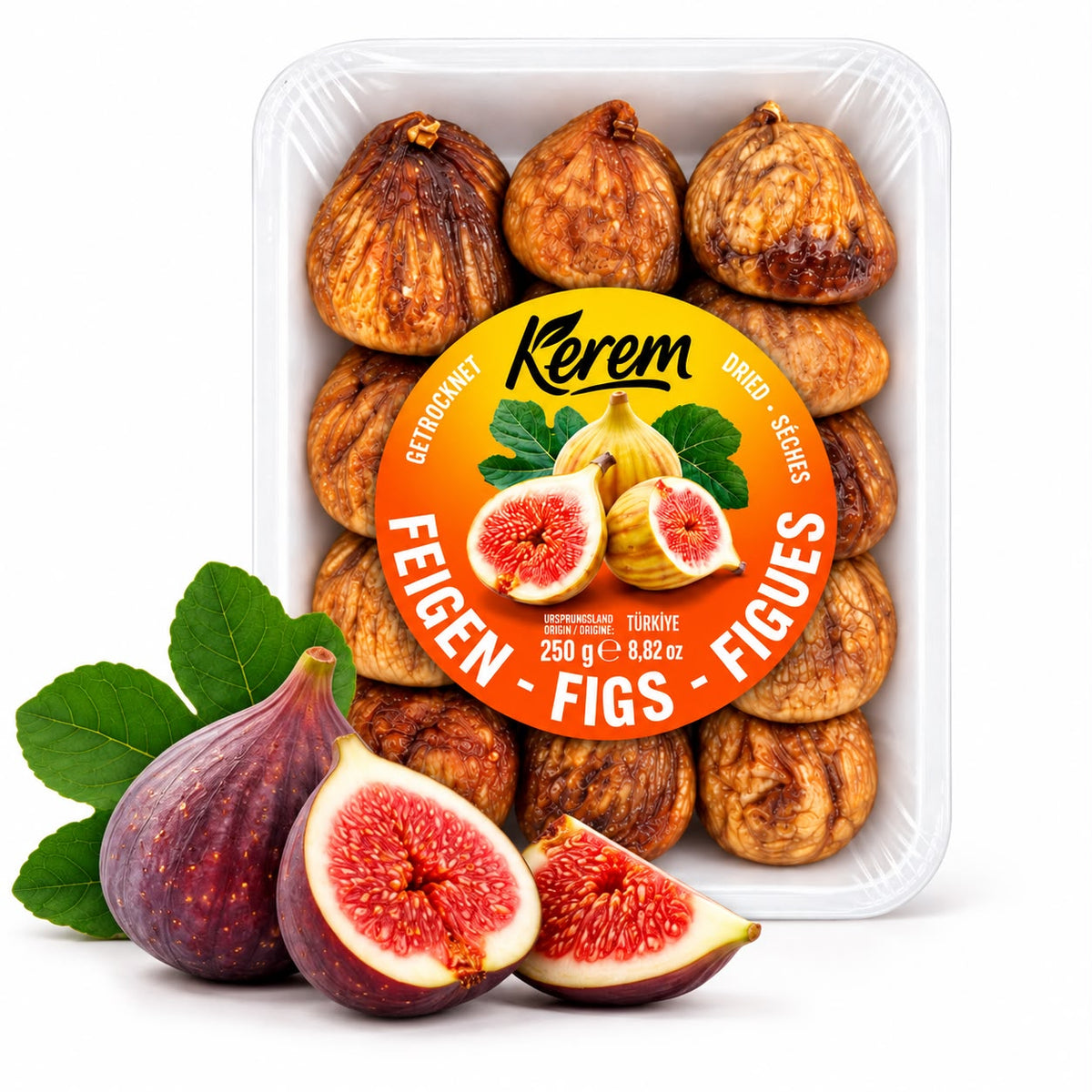 KEREM Incir Kurusu -KEREM Feigen Getroknete 24x250g (2228)