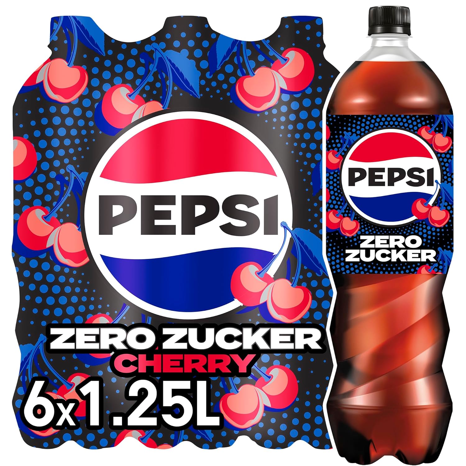 Pepsi ZERO Cherry PET mit Pfand 1,25l (1809)