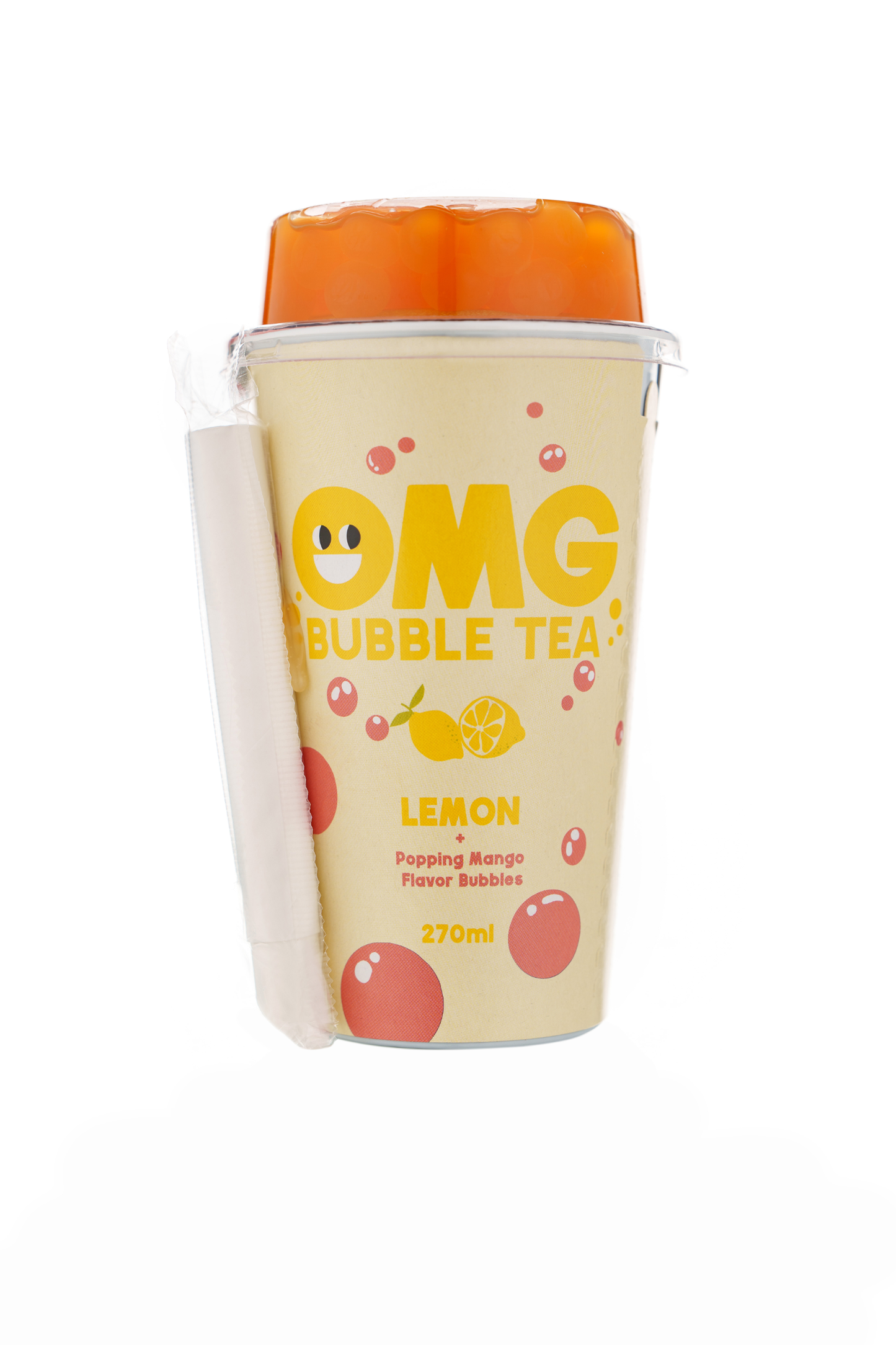 OMG Bubble Tea Lemon popping Mango- Zitrone & Mango Geschmack 270ml (8004)