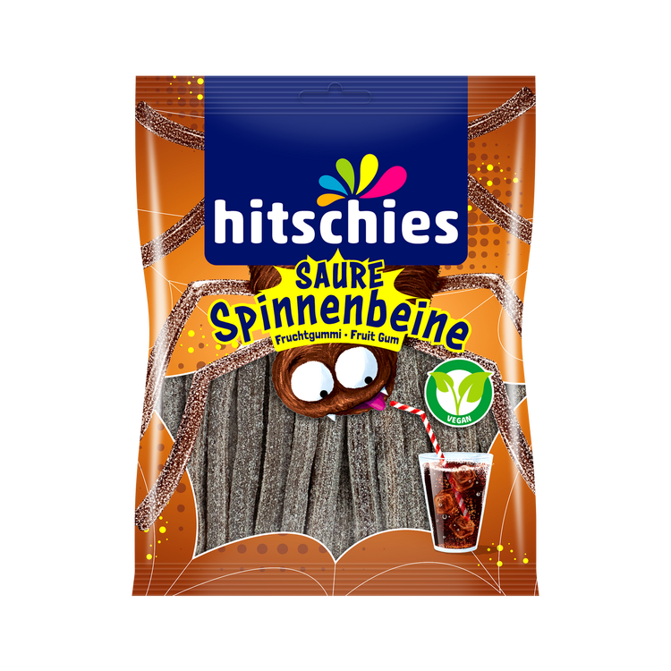 VEGAN Hitschies saure Spinnenbeine Cola 125g (3387)