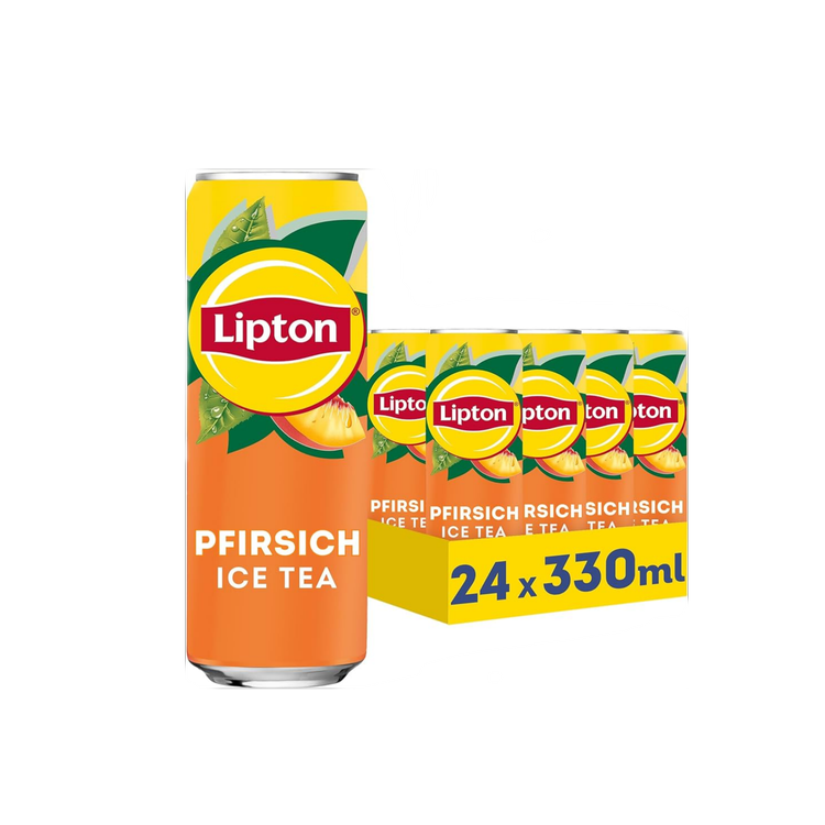 Lipton Ice tea Peach - Eistee mit Pfirsich Geschmack 330ml (1651A)