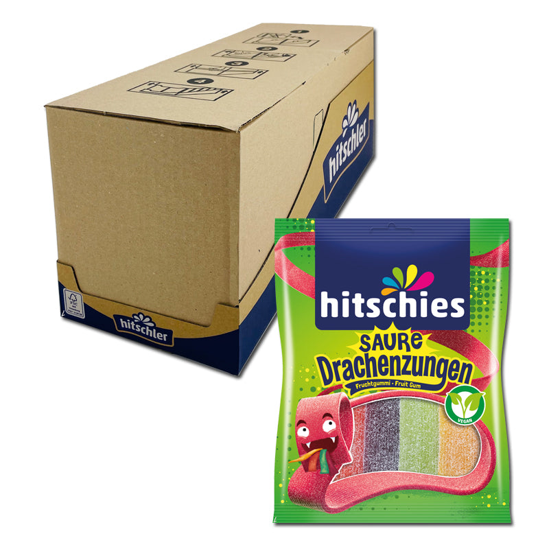 Hitschies saure Drachenzungen bunt 125g (3375)