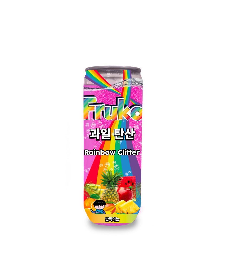 Fruko Rainbow Glitter with carbonation 330ml (1543)