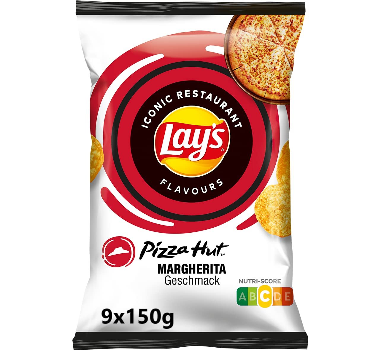 Lays Pizza Hut Margherita Chips 150g (7221A)