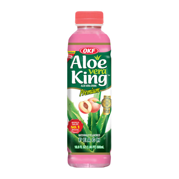 OKF Aloe Vera Pfirsich Geschmack 20x500ml mit Pfand