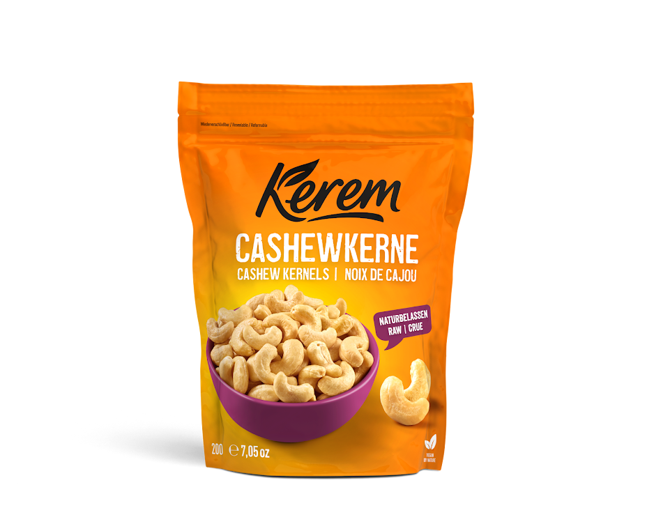 Kerem Kaju Cig- Cashewkerne roh 10x 200g (2557A)