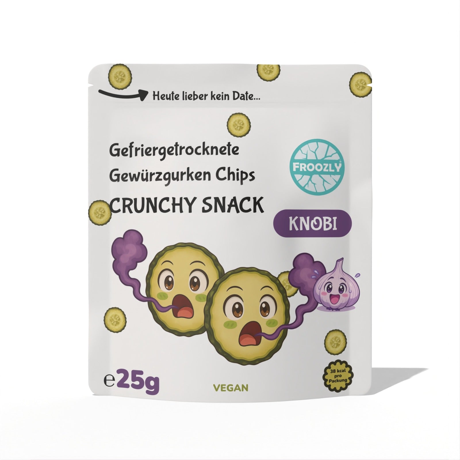 Froozly Gefriergetrocknete Gewürzgurken Knoblau (25g) (7536)