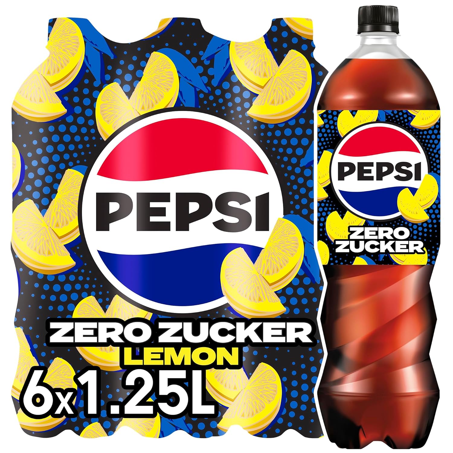 Pepsi ZERO Lemon PET mit Pfand 1,25l (1813)