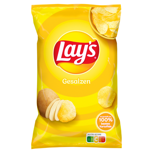 Lays Kartoffel Chips gesalzen 150g (7201A)