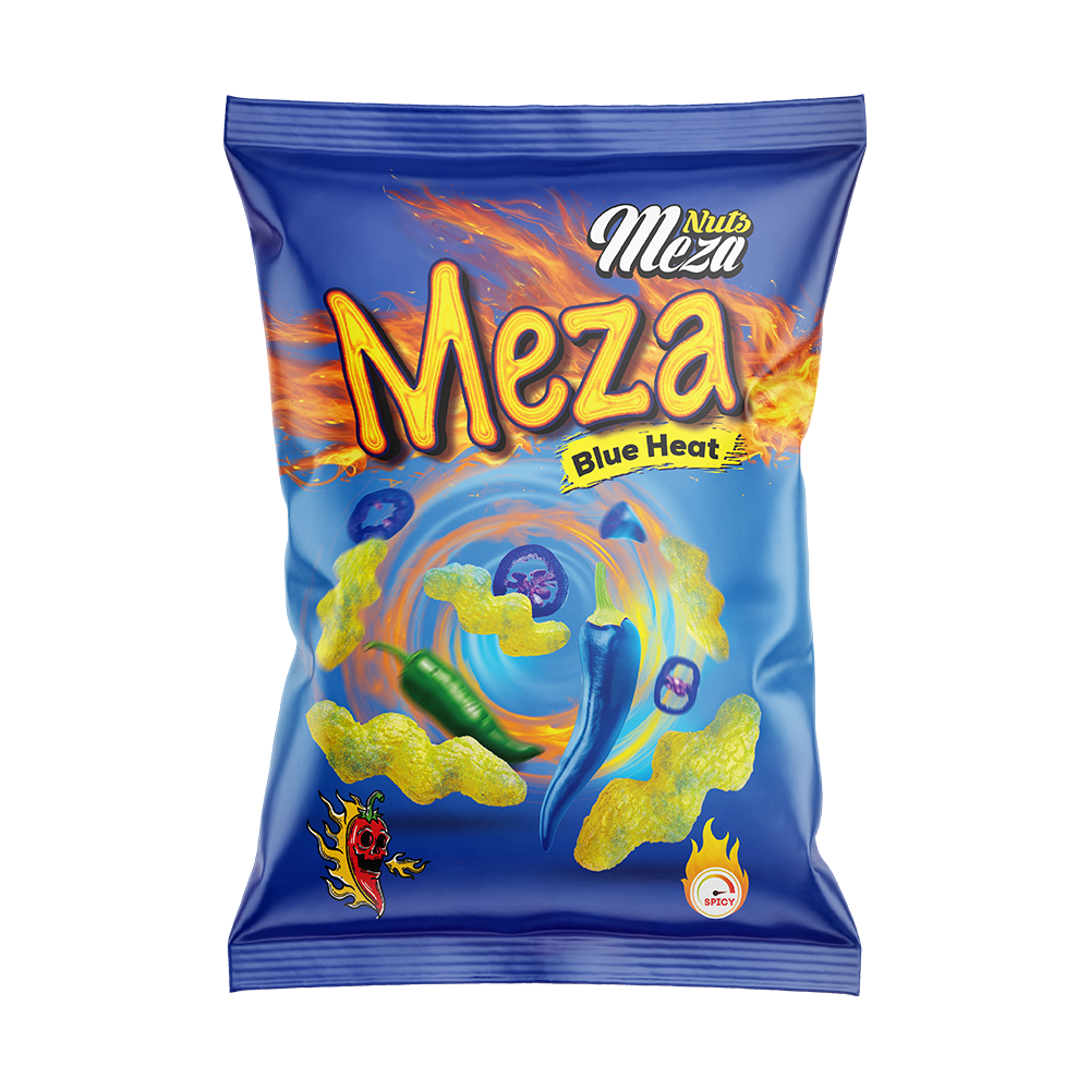 Meza Blue Heat Puff Mais Chips 135g (6803)
