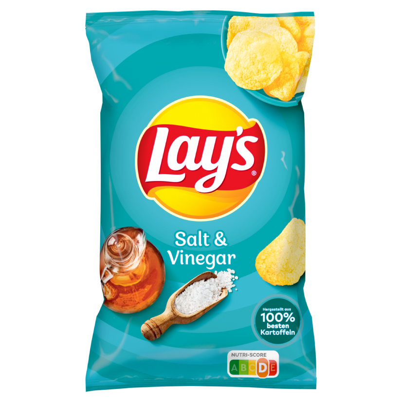 Lays Salt & Vinegar Chips 150g (7213A)