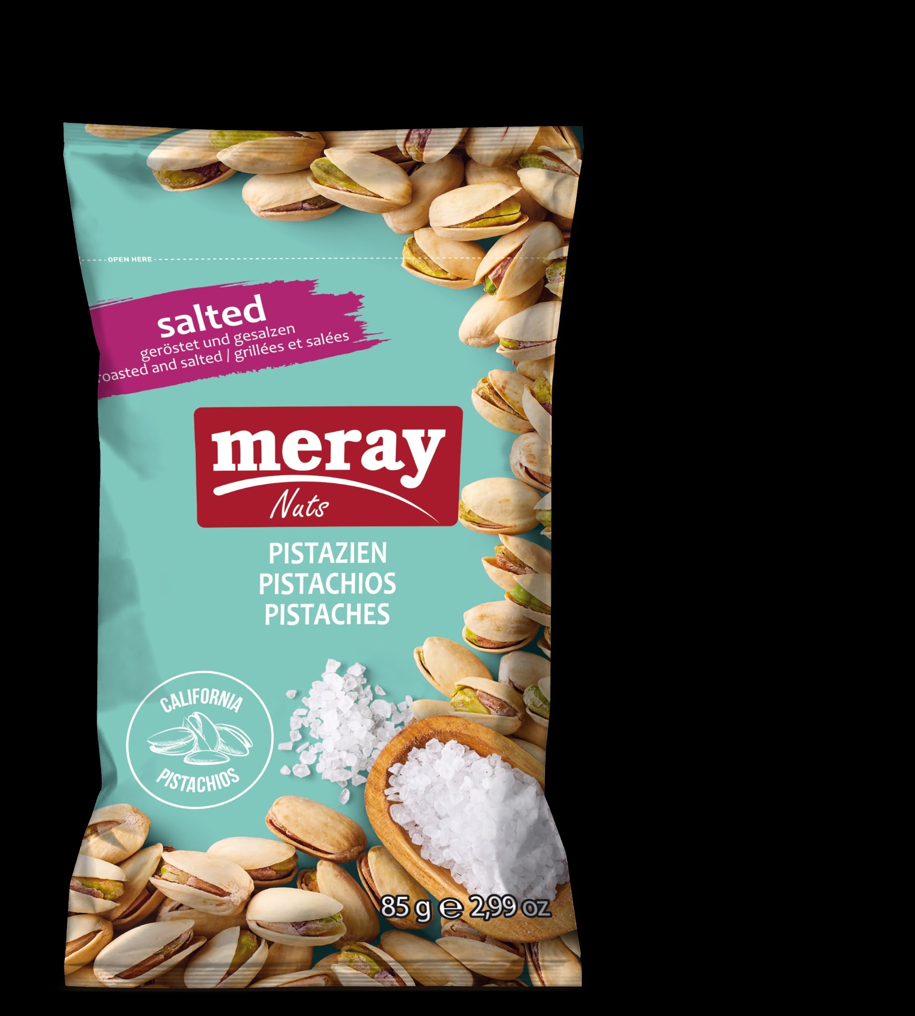 Meray Kalifornien Pistazien grst.&gslz-Kaliforniya Fistik Kavrulmus 150 g (1452)