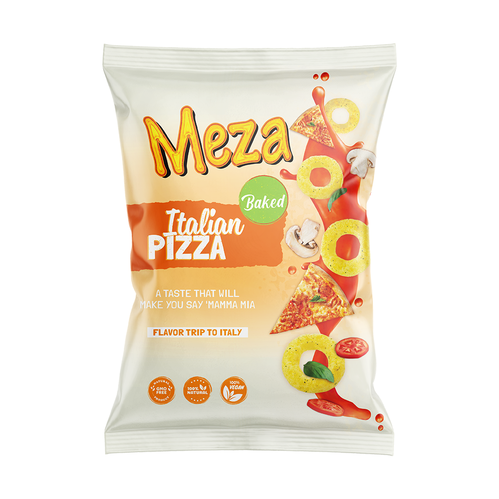 Meza Pizza Puff Mais Chips 135g (6809)