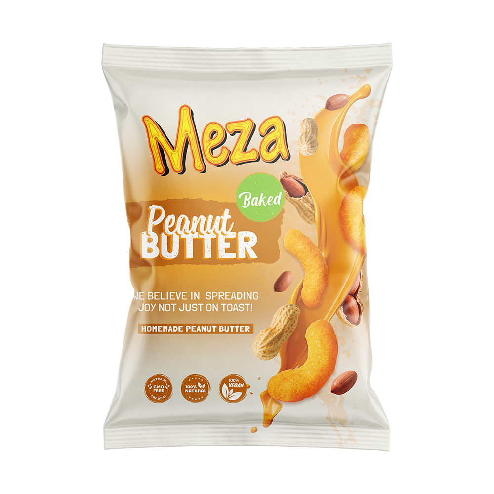 Meza Peanut Butter Puff Mais Chips 140g (6814)