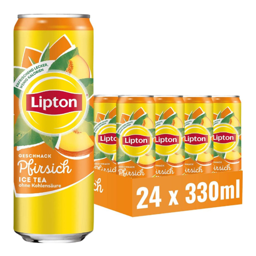 Lipton Ice Tea Peach - Eistee mit Pfirsich Geschmack 330ml (1651A)