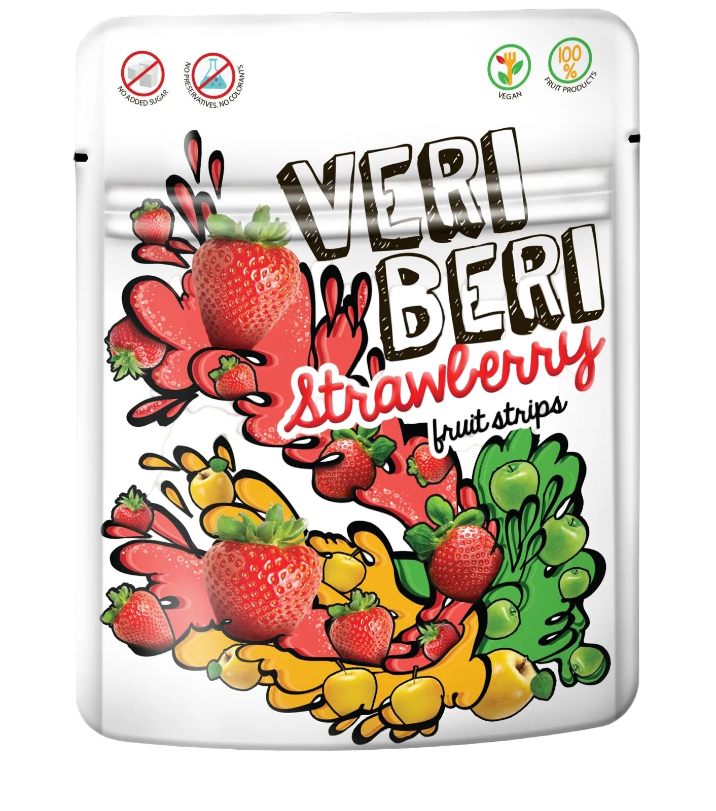 Veri Beri Erdbeere/Strawberry Fruchtstreifen (14x50g) (2936)