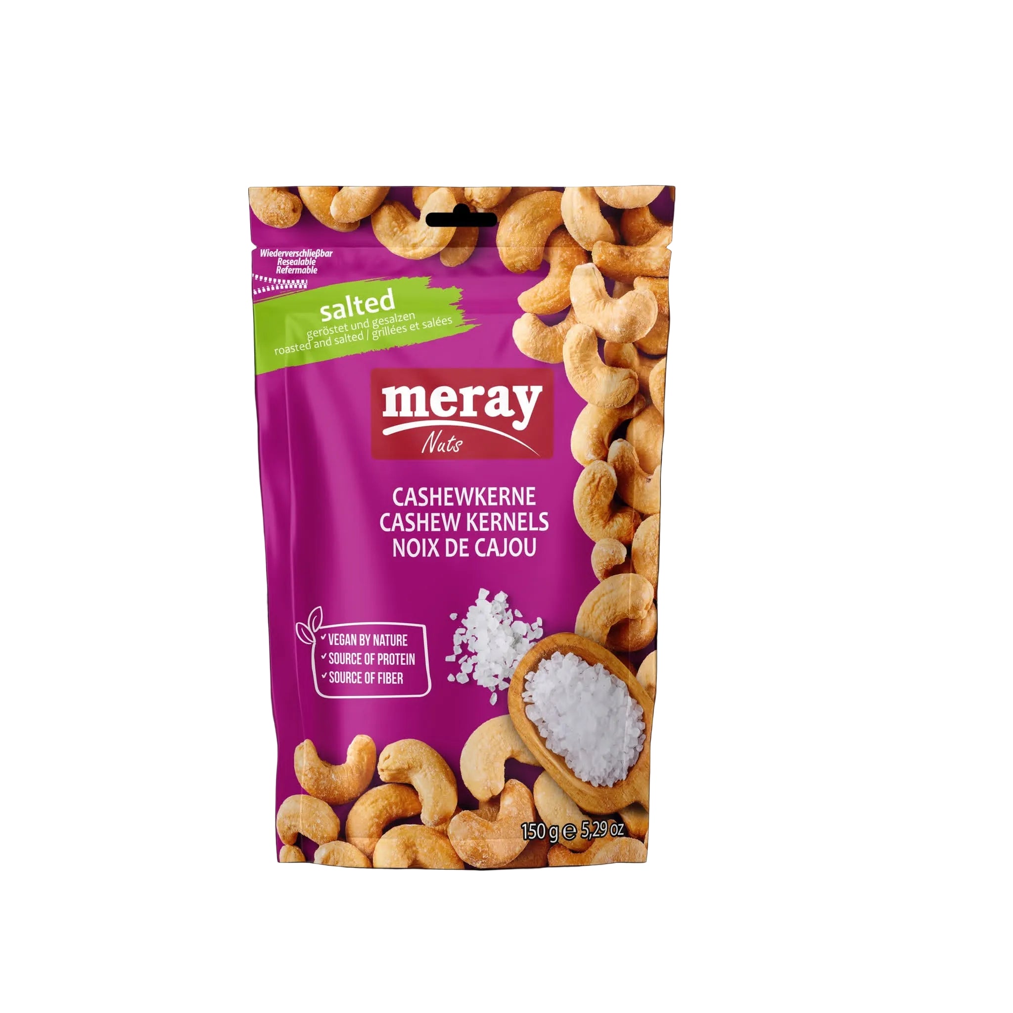 Meray Cashewkerne geröstet & gesalzen 150g(1463)