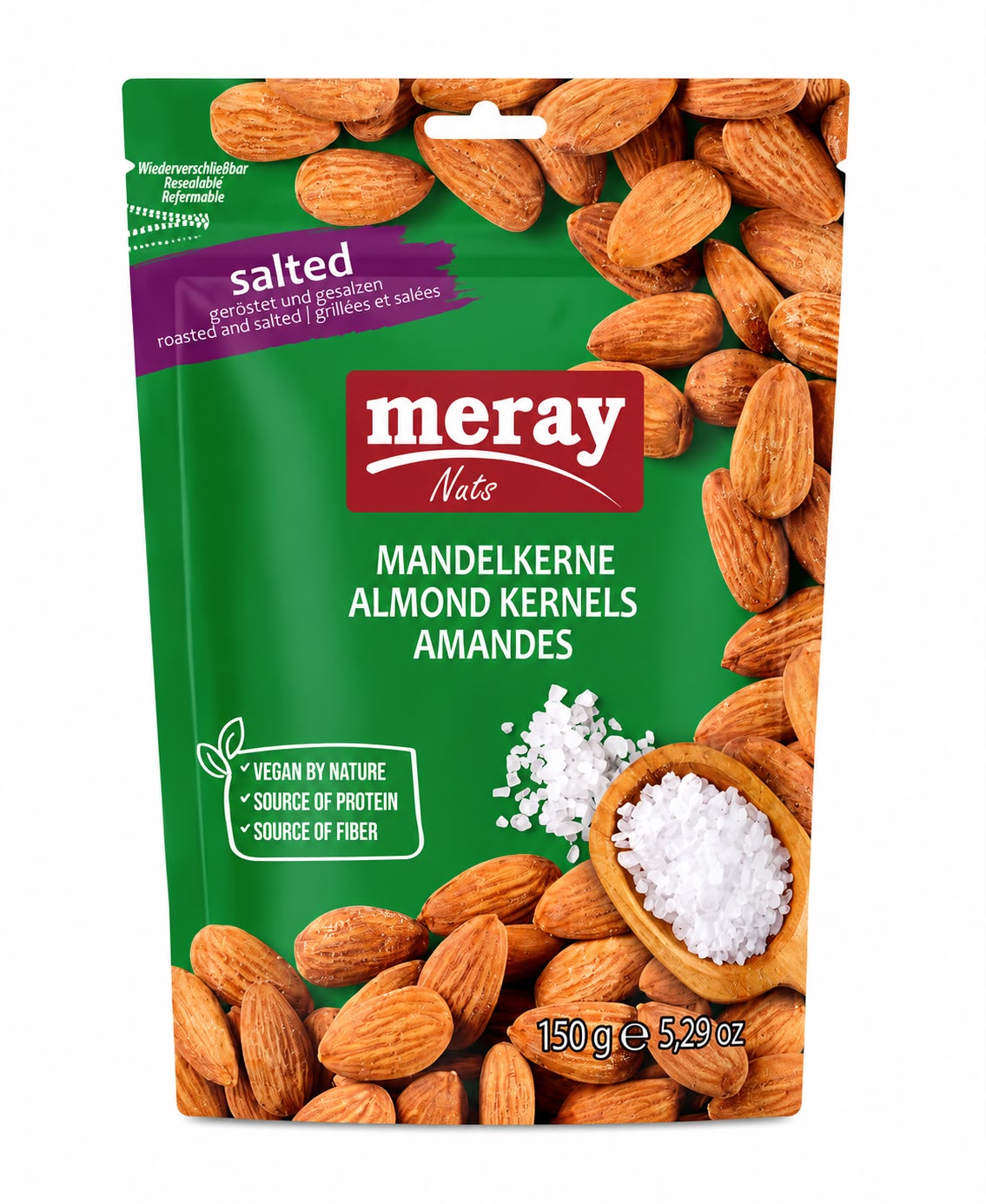 Meray Mandelkerne geröstet & gesalzen 150g (1459)