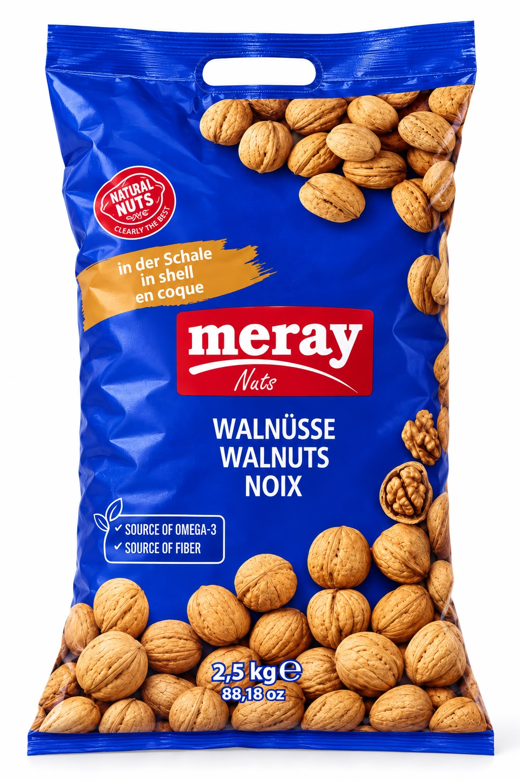 MERAY Kabuklu Ceviz - Walnuss mit Schale Sack 2500g
