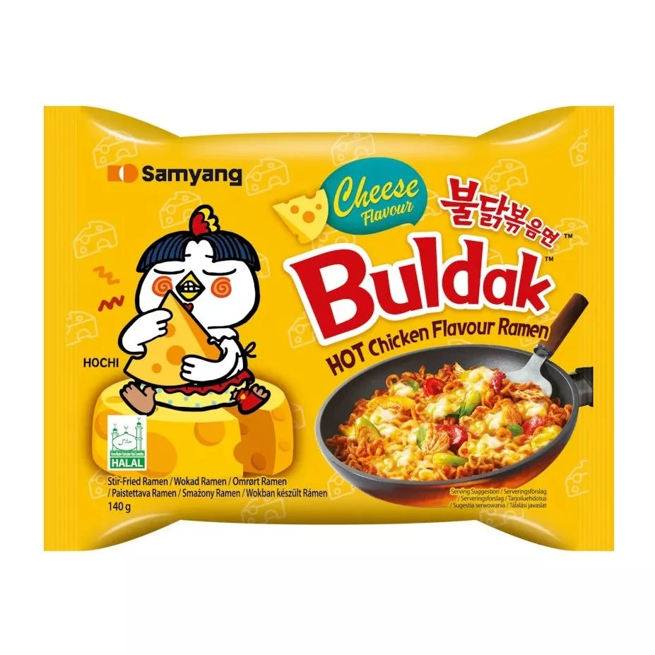 Samyang Cheese BULDAK Ramen Noodle Hot Chicken 5x140g (3017)