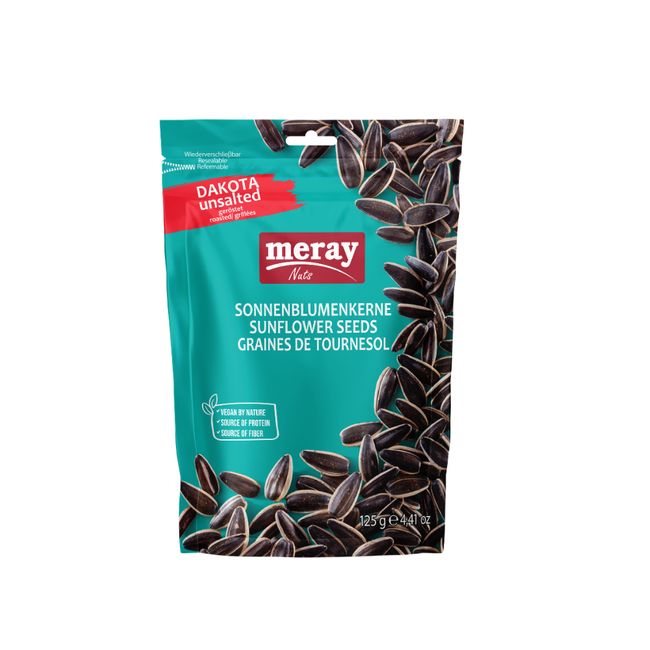 Meray Sonnenblumenkerne Dakota geröstet & ungesalzen 125g (1305)