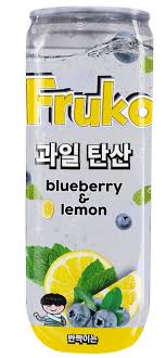 Fruko Blueberry & Lemon mit Kohlensäure 330ml (1544)