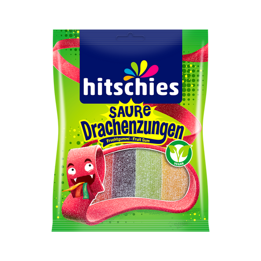 Hitschies saure Drachenzungen bunt 125g (3375)