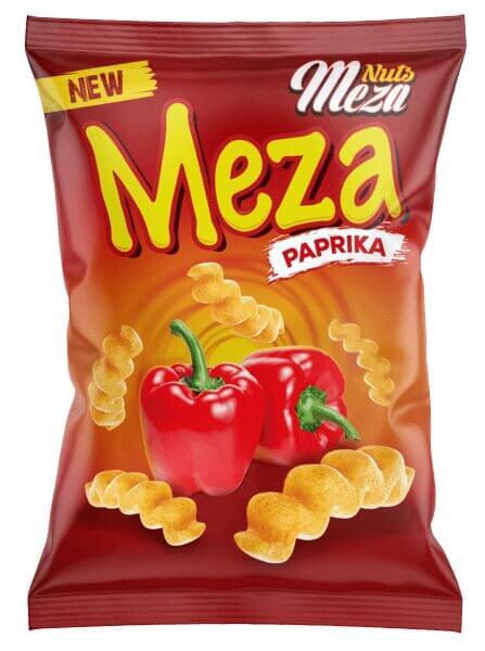 Meza Tangy Paprika Puff Mais Chips 135g (6801)
